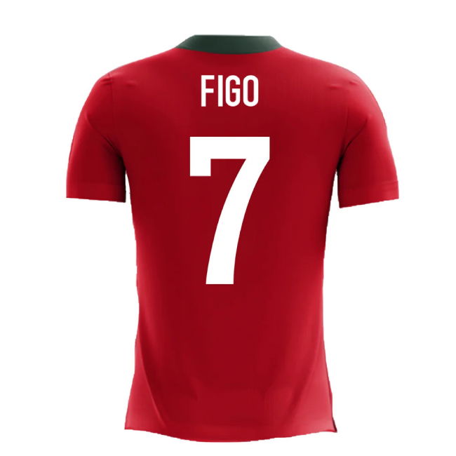 2025-2026 Portugal Airo Concept Home Shirt (Figo 7)