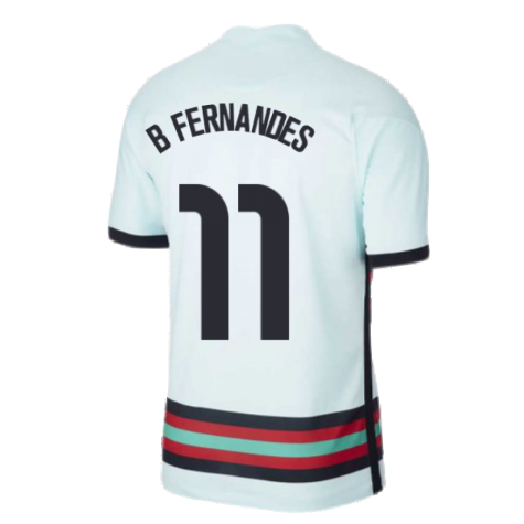 2020-2021 Portugal Away Nike Football Shirt (B Fernandes 11)