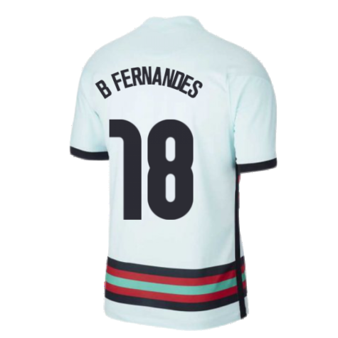 2020-2021 Portugal Away Nike Football Shirt (B Fernandes 18)