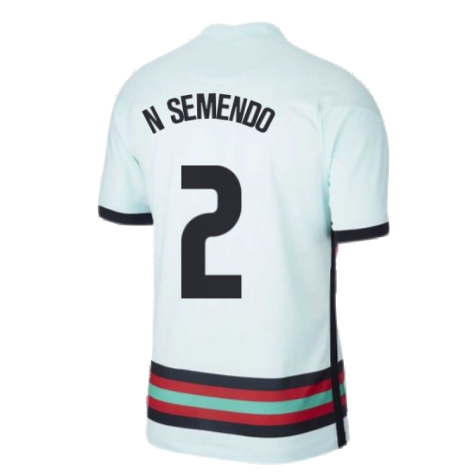 2020-2021 Portugal Away Nike Football Shirt (N SEMENDO 2)