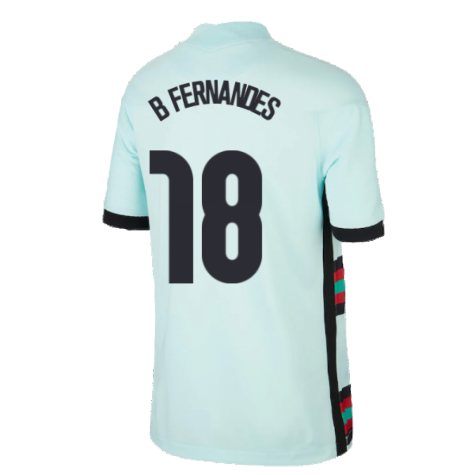 2020-2021 Portugal Away Shirt (Ladies) (B Fernandes 18)