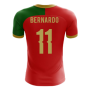 2023-2024 Portugal Flag Home Concept Football Shirt (Bernardo 11) - Kids