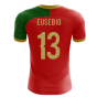 2023-2024 Portugal Flag Home Concept Football Shirt (Eusebio 13)