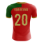 2023-2024 Portugal Flag Home Concept Football Shirt (Quaresma 20) - Kids