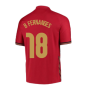 2020-2021 Portugal Home Nike Football Shirt (B Fernandes 18)
