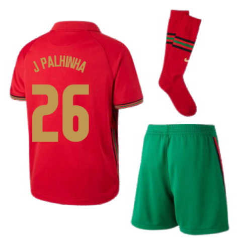 2020-2021 Portugal Home Nike Mini Kit (J PALHINHA 26)