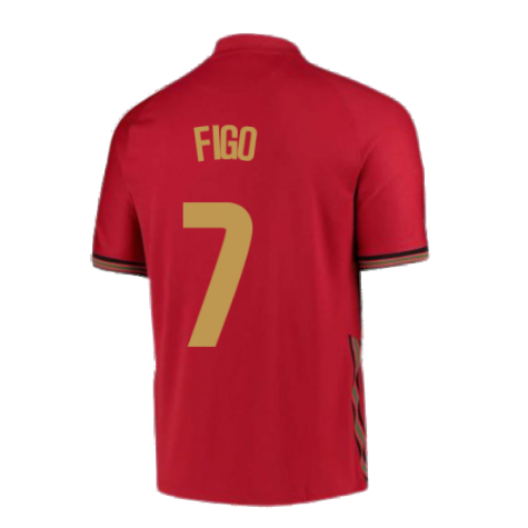 2020-2021 Portugal Home Nike Shirt (Kids) (FIGO 7)