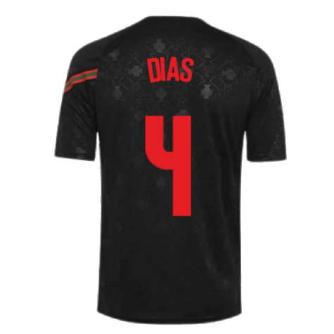 2020-2021 Portugal Pre-Match Training Shirt (Black) - Kids (Dias 4)