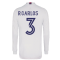 2020-2021 Real Madrid Long Sleeve Home Shirt (R CARLOS 3)