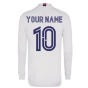 2020-2021 Real Madrid Long Sleeve Home Shirt (Your Name)