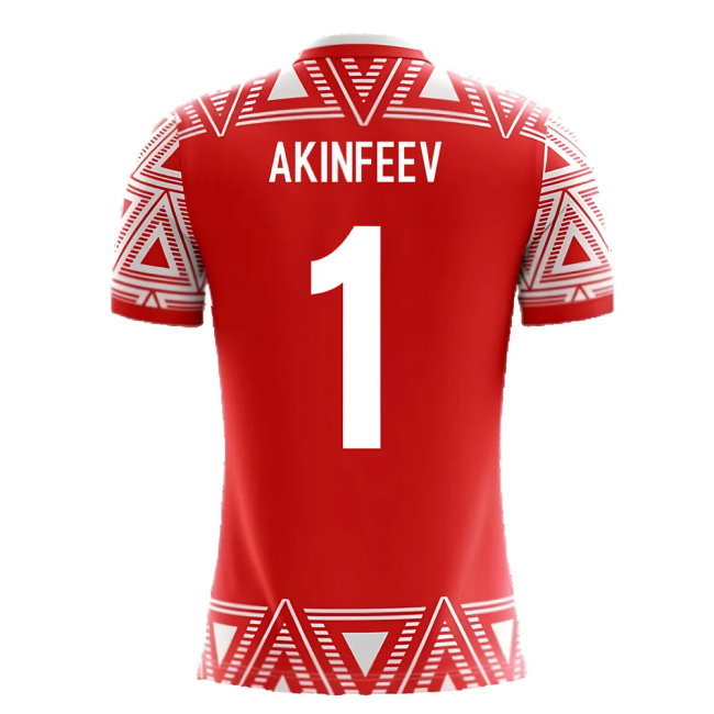 2025-2026 Russia Airo Concept Home Shirt (Akinfeev 1)