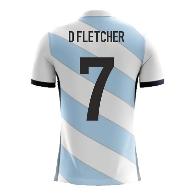 2025-2026 Scotland Airo Concept Away Shirt (D Fletcher 7) - Kids