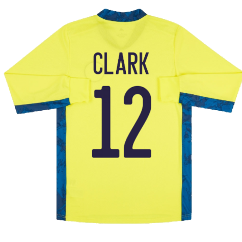 2020-2021 Scotland LS Goalkeeper Shirt (Yellow) (CLARK 12)