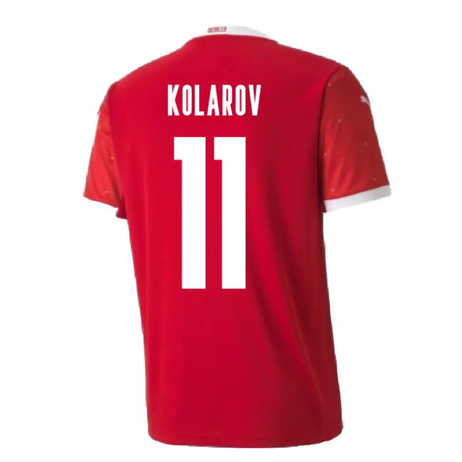 2020-2021 Serbia Home Puma Football Shirt (KOLAROV 11)