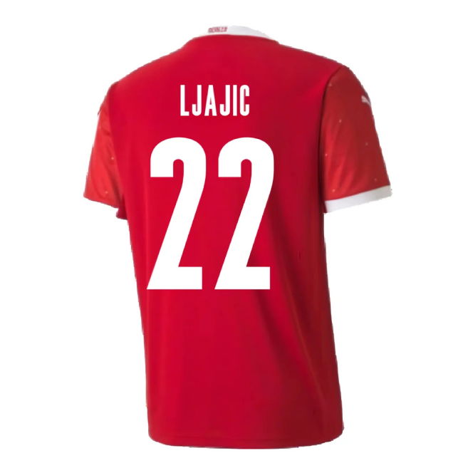 2020-2021 Serbia Home Puma Football Shirt (LJAJIC 22)