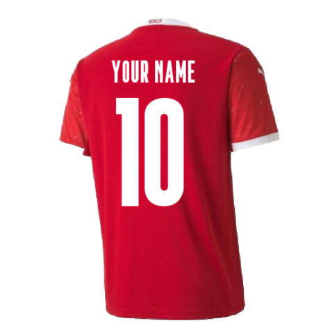2020-2021 Serbia Home Puma Football Shirt (Your Name)