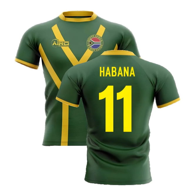 2025-2026 South Africa Springboks Flag Concept Rugby Shirt (Habana 11)