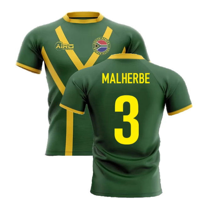 2025-2026 South Africa Springboks Flag Concept Rugby Shirt (Malherbe 3)