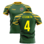 2023-2024 South Africa Springboks Home Concept Rugby Shirt (Etzebeth 4)