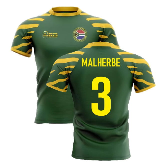 2025-2026 South Africa Springboks Home Concept Rugby Shirt (Malherbe 3)