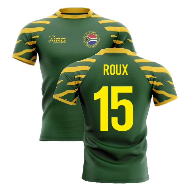 2025-2026 South Africa Springboks Home Concept Rugby Shirt (Roux 15)