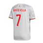 2020-2021 Spain Away Shirt (Kids) (DAVID VILLA 7)