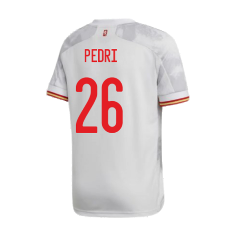 2020-2021 Spain Away Shirt (Kids) (PEDRI 26)