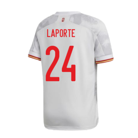 2020-2021 Spain Away Shirt (LAPORTE 24)