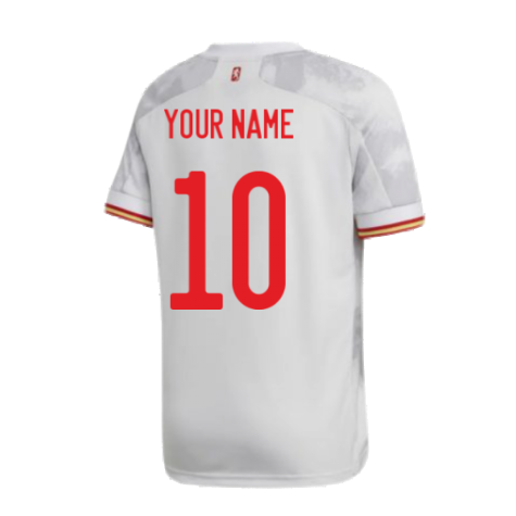 2020-2021 Spain Away Shirt (Your Name)