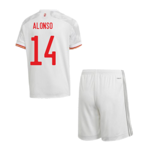 2020-2021 Spain Away Youth Kit (ALONSO 14)