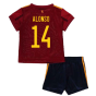 2020-2021 Spain Home Adidas Baby Kit (ALONSO 14)