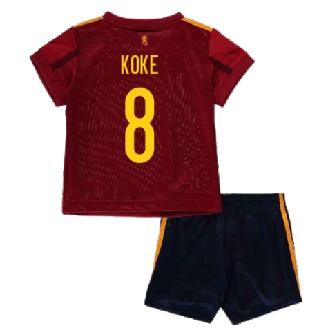 2020-2021 Spain Home Adidas Baby Kit (KOKE 8)