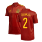 2020-2021 Spain Home Adidas Football Shirt (CARVAJAL 2)
