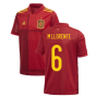 2020-2021 Spain Home Adidas Football Shirt (Kids) (M LLORENTE 6)