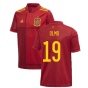 2020-2021 Spain Home Adidas Football Shirt (Kids) (OLMO 19)