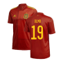 2020-2021 Spain Home Adidas Football Shirt (OLMO 19)
