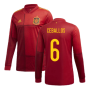 2020-2021 Spain Home Adidas Long Sleeve Shirt (CEBALLOS 6)