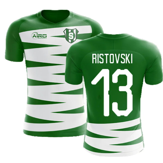 2025-2026 Sporting Lisbon Home Concept Football Shirt (Ristovski 13)