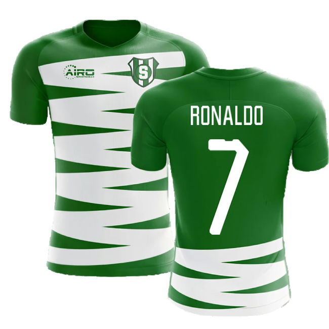 2025-2026 Sporting Lisbon Home Concept Football Shirt (Ronaldo 7)