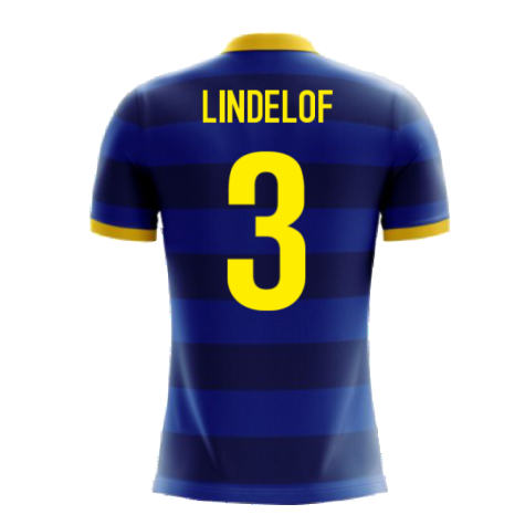 2023-2024 Sweden Airo Concept Away Shirt (Lindelof 3) - Kids