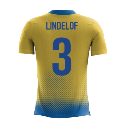 2023-2024 Sweden Airo Concept Home Shirt (Lindelof 3) - Kids
