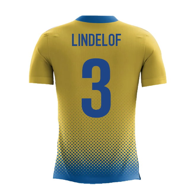 2025-2026 Sweden Airo Concept Home Shirt (Lindelof 3)