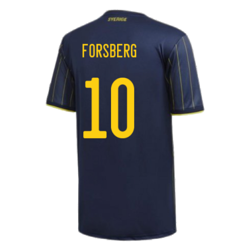 2020-2021 Sweden Away Shirt (FORSBERG 10)