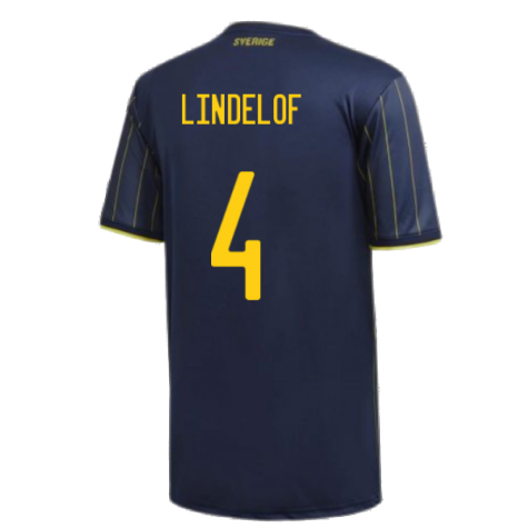 2020-2021 Sweden Away Shirt (Kids) (LINDELOF 4)