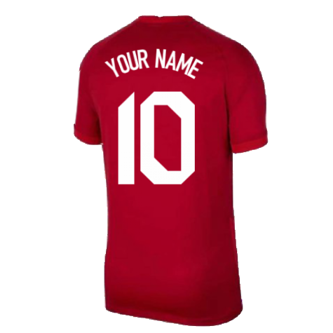 2020-2021 Turkey Away Nike Football Shirt (Your Name)