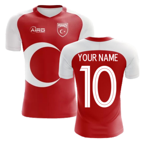 2023-2024 Turkey Home Concept Football Shirt (Your Name) -Kids