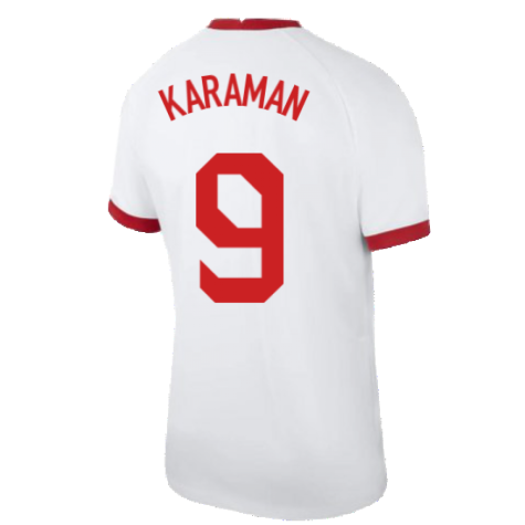 2020-2021 Turkey Home Nike Football Shirt (KARAMAN 9)