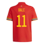2020-2021 Wales Home Adidas Football Shirt (BALE 11)