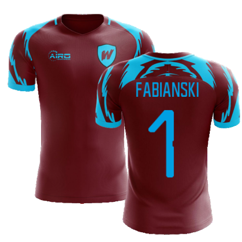 2025-2026 West Ham Home Concept Football Shirt (FABIANSKI 1)