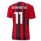 2021-2022 AC Milan Authentic Home Shirt (IBRAHIMOVIC 11)